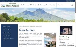 H. Lawrence Patrick Senior Center website