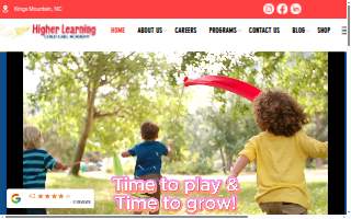 Higher Learning Child Care Academy, Inc. website