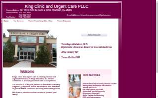 Kings Clinic And Urgent Care, PLLC website