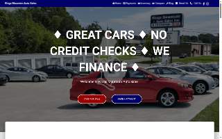 Kings Mountain Auto Sales website