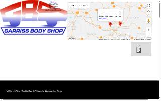 Garriss Body Shop Hwy 11 Heavy Truck & RV website