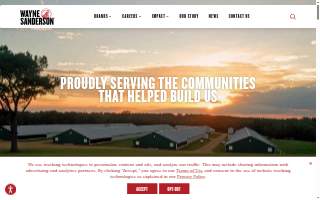 Sanderson Farms website