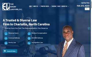 The Emory Law Firm website