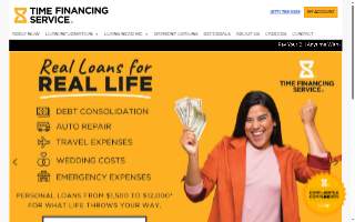 Time Financing Service of Kinston website