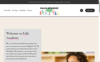 Falls Academy Day Care website