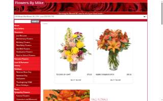 Flowers by Mike LLC website