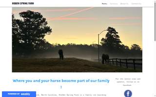 Hidden Spring Farm LLC website