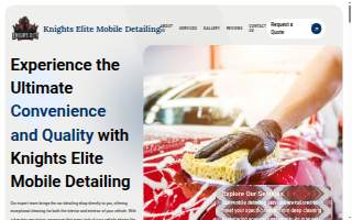 Knights Elite Mobile Detailing website