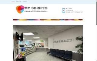 MY SCRIPTS PHARMACY website