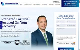 Onsite services Paul Robinson Law, PLLC website