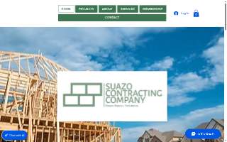 Suazo Contracting Company website