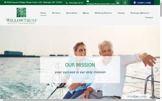 WillowTrust Wealth Management website