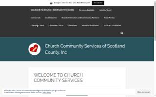 Church Community Services website
