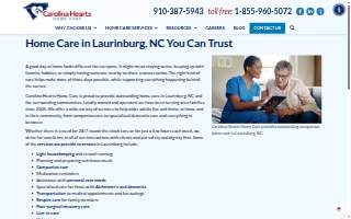 Companion Home Care website