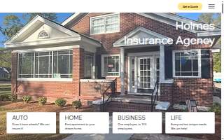 Holmes Insurance Agency, Inc. website