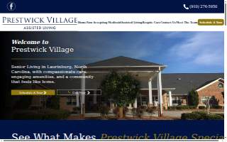 Prestwick Village website