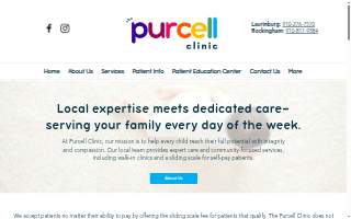 The Purcell Clinic website