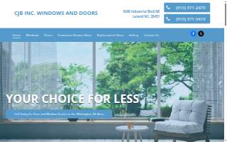 CJB Inc Windows & Doors website