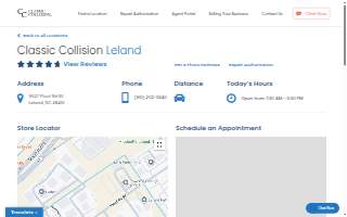 Classic Collision of Leland website
