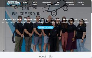 Clear Vision Glass website