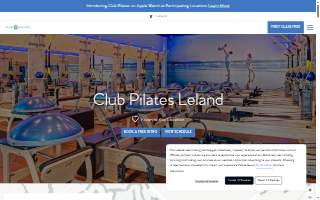 Club Pilates of Leland website