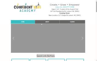 Confident Kids Academy website