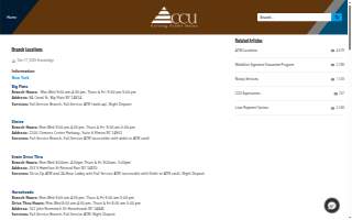 Corning Credit Union - Leland Branch website