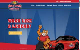 Hall of Fame Car Wash website