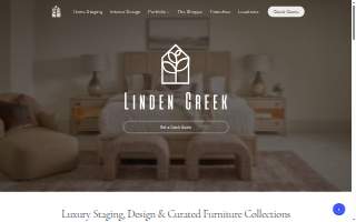 Linden Creek | Home Staging & Interior Design website