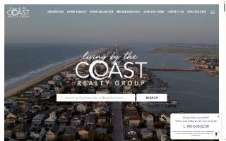 Living By The Coast Realty Group website