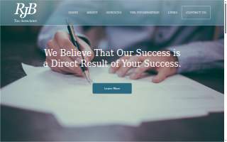 RJB Tax Associates of Leland website