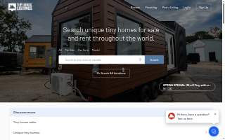 Tiny House Listings website