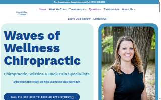 Waves of Wellness Chiropractic website