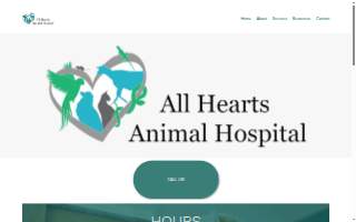 All Hearts Animal Hospital of Lenoir website