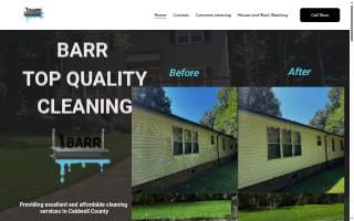 Barr Pressure Washing LLC website