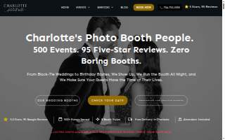 Charlotte Photo Booth Rental of Lenoir website