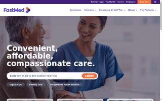 FastMed Urgent Care of Southern Pines website