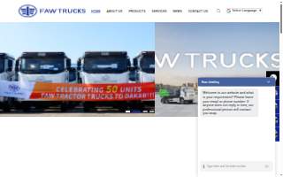 Faw's Auto Services Center website