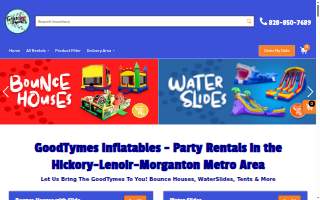 GoodTymes Inflatables of Lenoir website