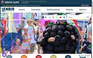 Lenoir Service League Thrift website