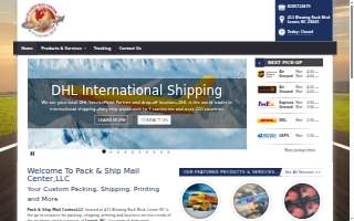 Pack & Ship Mail Center, LLC website
