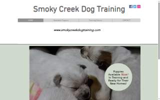 Smoky Creek Dog Training website