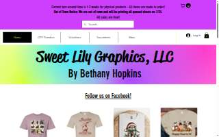 Sweet Lily Graphics website