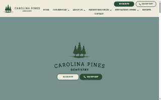 Carolina Pines Dentistry website