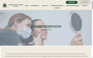 Cosmetic Dentistry NC website