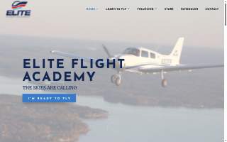 Elite Flight Academy website
