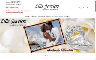 Ellis Jewelers website