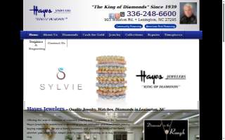 Hayes Jewelers Inc website