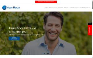 High Rock Internal Medicine website