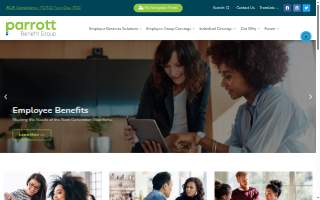 Parrott Benefit Group website